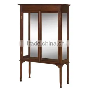 Mahogany Display Cabinet Antique 02 Indoor Furniture thumbnail-1