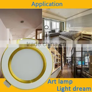 Top Quality Golden 5w Nice LED Panel Lights Downlights thumbnail-3