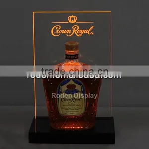 Perfect Elegant Design Custom Acrylic Wine Display/ Stand /rack /holder,single Wine Bottle Holder thumbnail-1
