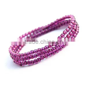 Fashion Jewelry Crystal Jewelry Wholesale Hot Purple Rose 567A Purple Teeth Ukraine GARNET BRACELET MULTI Ring on Hand thumbnail-4