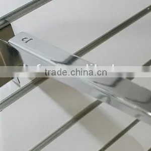 NEW CHROME GLASS SHELF BRACKETS FOR SLATWALL WITH SUCTION PADS FOR GLASS SIZE 25 CM thumbnail-6
