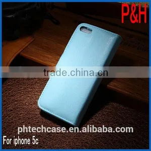 Hot Products Leather Case for Iphone 5C. Leather Cheap Mobile Phone Case thumbnail-2