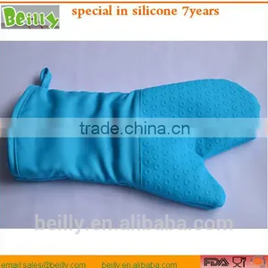 Silicone Oven Mitt Protection Professional Silicone Kitchen Gloves thumbnail-2