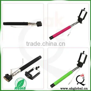 2015 Newest Mobile Phone Accessories Camera Smartphone Selfie Stick Monopod for Iphone 6 Plus thumbnail-5