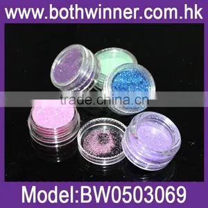 Colorful Nail Art Glitter Acrylic Powder for Nail Decoration Set,shape Glitter thumbnail-1