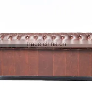 Chesterfield Showroom Brighton Vintage Brown Sofa thumbnail-3