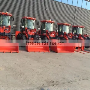 Brand 1.6 Tons Mini Wheel Loader With Sand Spreader thumbnail-2