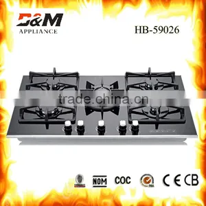 5 Burner Glass Table Top Gas Stove thumbnail-4