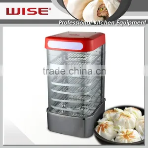 Commercial Stainless Steel Electric Curved Food Steamer Display Cabinet Mechanical Type thumbnail-6