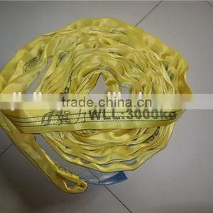 Textile Lifting Strap Strong Best Quality 3t Round Slings thumbnail-6