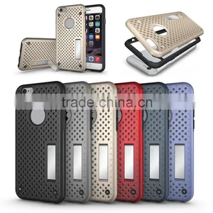 Durable Quick Heat Dispelling TPU PC 2 in 1 Hybrid Armor Ultra Thin Case for Iphone 6 6s Plus thumbnail-1