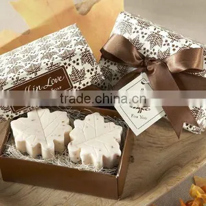 Fall in Love Scented Leaf Shaped Soap for Wedding Favors thumbnail-1