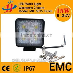 China Manufacturer 1100LM Epistar Led Fog Light 15W 5 Inch 12v Car Led Work Light thumbnail-1