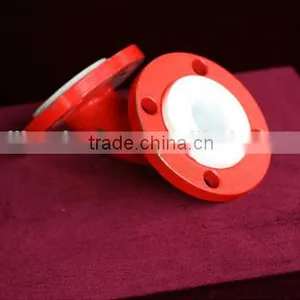 DN50/DN80 Ductile Iron All Flanged Tee and PTFE Anti-corrosion Pipe Through the ISO9001 Certification thumbnail-2