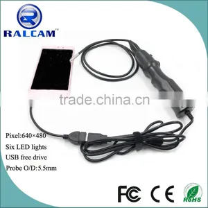 Factory Supply Waterproof 5.5mm Micro Usb Otg Smartphone Borescope Endoscope Inspection Camera thumbnail-2
