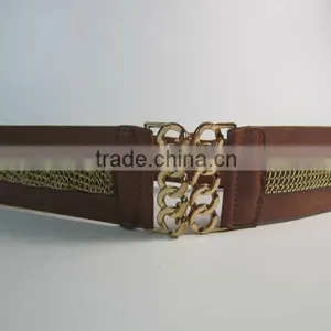 Elastic Chain Decorative Fashion Ladies Belt thumbnail-1