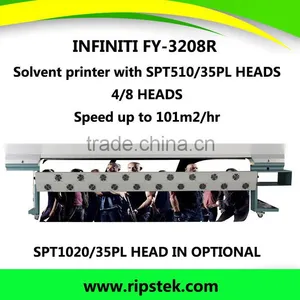 INFINITI/CHALLENGER INKJET SOLVENT PRINTER FY-3208R WITH SPT510/35PL PRINTHEAD 4 COLORS thumbnail-5