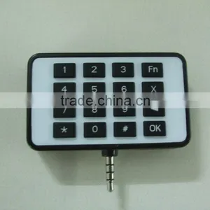 EMV Magnetic Smart Card Reader Mobile Magnetic Card Reader With 3.5mm Audio Jack thumbnail-2