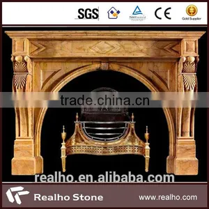 Euro Style Cultured Marble Fireplace thumbnail-1