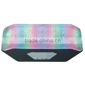 Mini fm Bluetooth Speaker, Cafini Bluetooth Speaker 2016 Hot Sale, USB TF Speaker With Colorful Lamp thumbnail-1