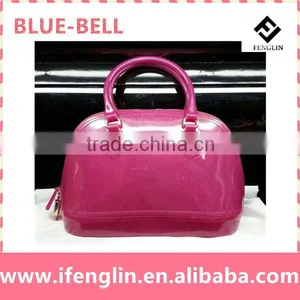 Fashion Patent Handbag for Woman Transparent Pvc Clutch Bag thumbnail-1