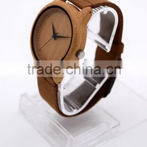 2016 Vintage Fashion Wood Watches Leather Strap Watches thumbnail-4