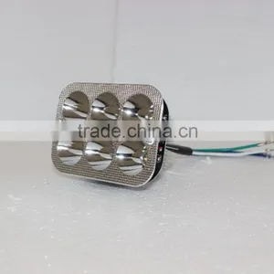 18W Led Motorcycle Light 6LED Square Motorcycle Headlight thumbnail-2