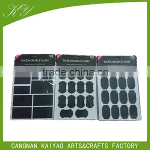 Removable Mini Chalky Talky Reusable Sticker Label for Bottle Classification With Different Shapes for Kitchen Use thumbnail-1