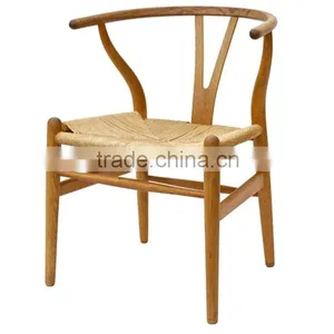 Hans Wegner Solid Wood Design Dining Wishbone Y Chair thumbnail-1