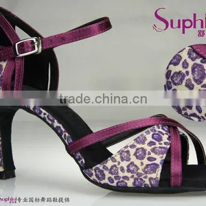 Suphini Leopard Woman High Heel Dance Shoes Latin thumbnail-1