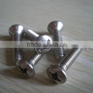 Stainless Steel Oval Flat Head Machine Screw thumbnail-1