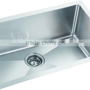 Undermount Industrial Single Bowl Stainless Steel Hand Made Kitchen Sink GR-2317 thumbnail-2
