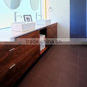 Modular European Style Wood Rotating Bathroom Mirror Cabinet thumbnail-2