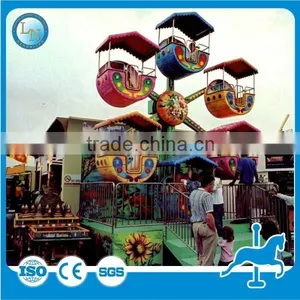 Outdoor Amusement Park Equipment Rides Decorative Mini Ferris Wheel for Kids thumbnail-1