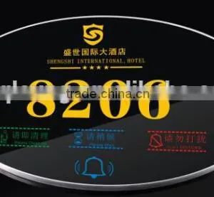Hotel Electronic DoorPlate 4 in 1 Hotel Doorbell Don't Disturb Touch Screen thumbnail-1