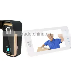 Wireless Video Door Phone QL-700 Wireless Building Intercom System 7 Inch Door Phone thumbnail-2
