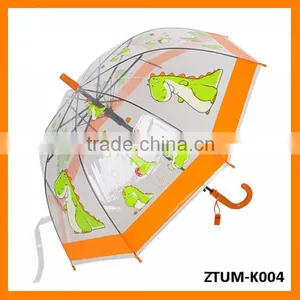 Automatic Whistle Children Arched Transparent Mushroom Umbrella thumbnail-1