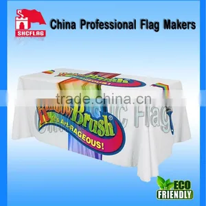 High Quality Hot Sale Wedding Stretch 6ft Trade Show Promotional Table Cover thumbnail-1