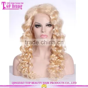 Best Selling 613 Blonde Human Hair Wig Loose Wave Style 26 Inches Side Part Human Hair Lace Front Wigs thumbnail-1