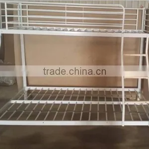UK MARKET 3 People Bunk Bed With Wooden Step /metal Bunk Bed thumbnail-2
