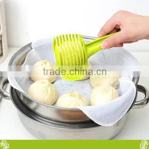 Lemon Fruit Cutting Tongs Fruit Slicer,Round Fruit Vegetable Cutter Slicer, Lemon Tomato Egg Circular Cutter Assistant Slicer thumbnail-2