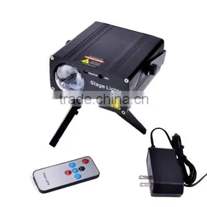 DL018 Latest Design Multi Pattern Mini Laser Stage Lighting Projector With Music Controller thumbnail-5
