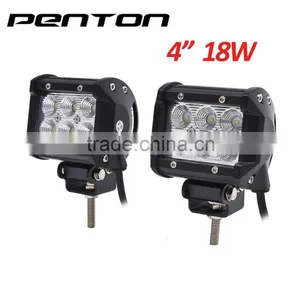 Penton Auto Spare Parts Waterproof IP 67 Flood Beam 18W LED Light Bar Fit for Offroad SUV ATV 4WD Heavy Duty Truck thumbnail-1