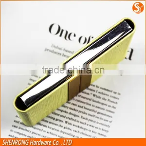 Foldable Two Sides PU Leather Business Name Card Holder 4" Vertical for Credit Card and Name Card thumbnail-6