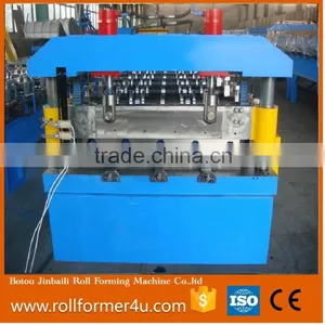 Full Automatic Steel Sheet Roof/wall Roll Formin Machine for Trapezoidal Roof Tile thumbnail-4