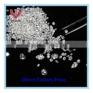 3.0mm White Color Round Shape Cubic Zirconia Fashion in Stock Factory thumbnail-1