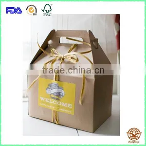 Promotional Customized Kraft Carrier Bag With Handle, Factory Direct Selling Kraft Box thumbnail-3