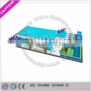 2015 Inflatable Aqua Park,supply Water Park,inflatable Pool Water Park With Slides for Land thumbnail-1