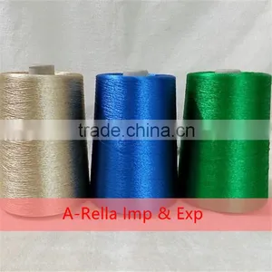 Viscose Rayon Filament Yarn Dyed in Cone 300D Rayon Yarn thumbnail-5