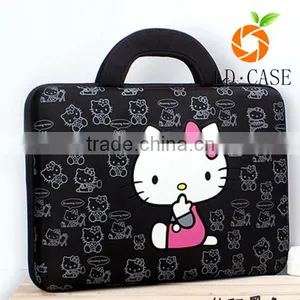 Lovely Hello Kitty Printed Antifriction Cut Style Laptop Sleeve Bags thumbnail-4